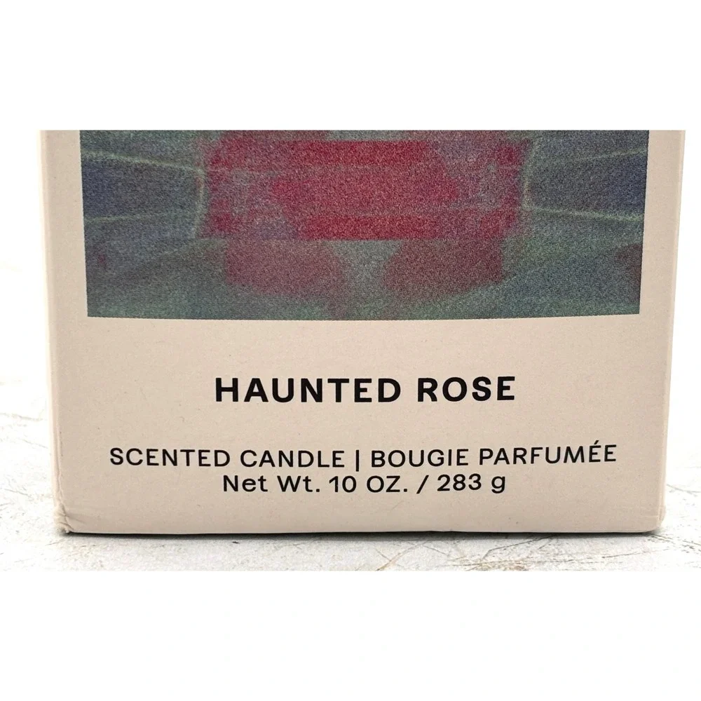 Future Society Haunted Rose Scented Candle 10oz 54‎ Hour Burn NIB Soy Blend USA
